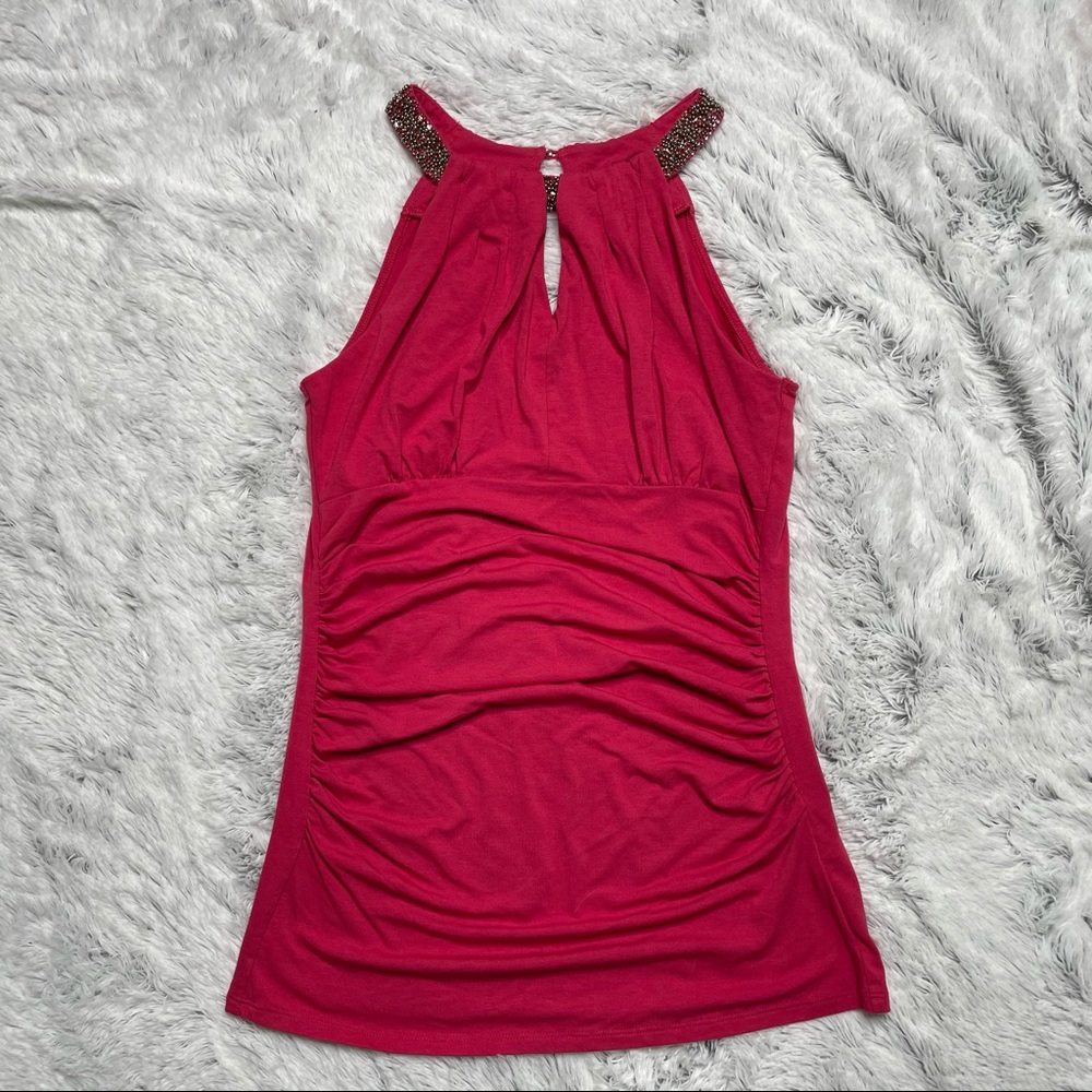 White House Black Market Ruched Tank
